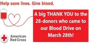 Blood Drive - Thank You Donors